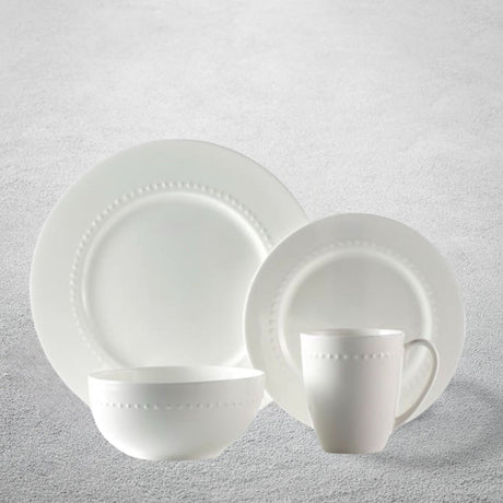 Hobnail-Bone-China-Dinnerware-Collection-(16-Piece-Set)-Dinnerware-Sets