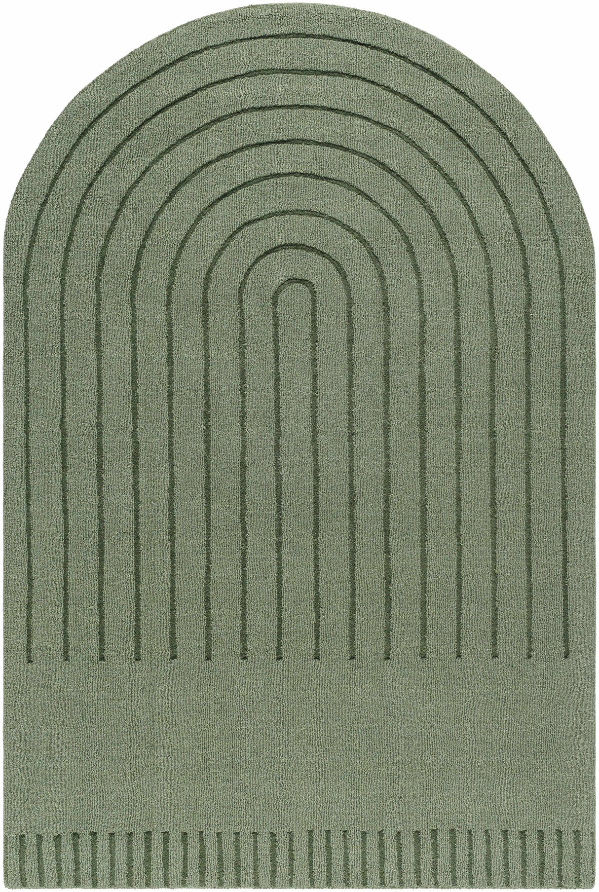 Arnona Green Area Rug