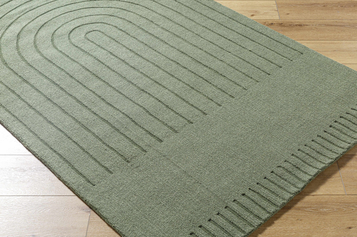 Arnona Green Area Rug