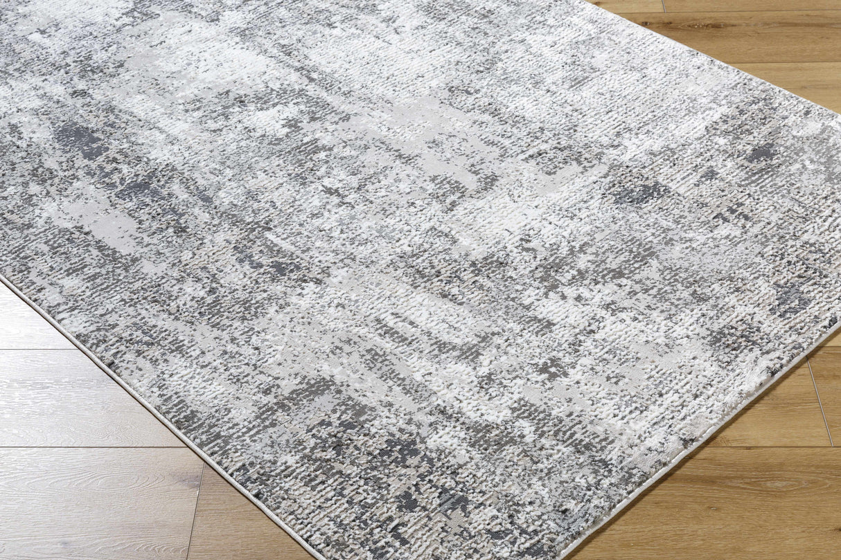 Velez 3D Rock Pattern Washable Rug