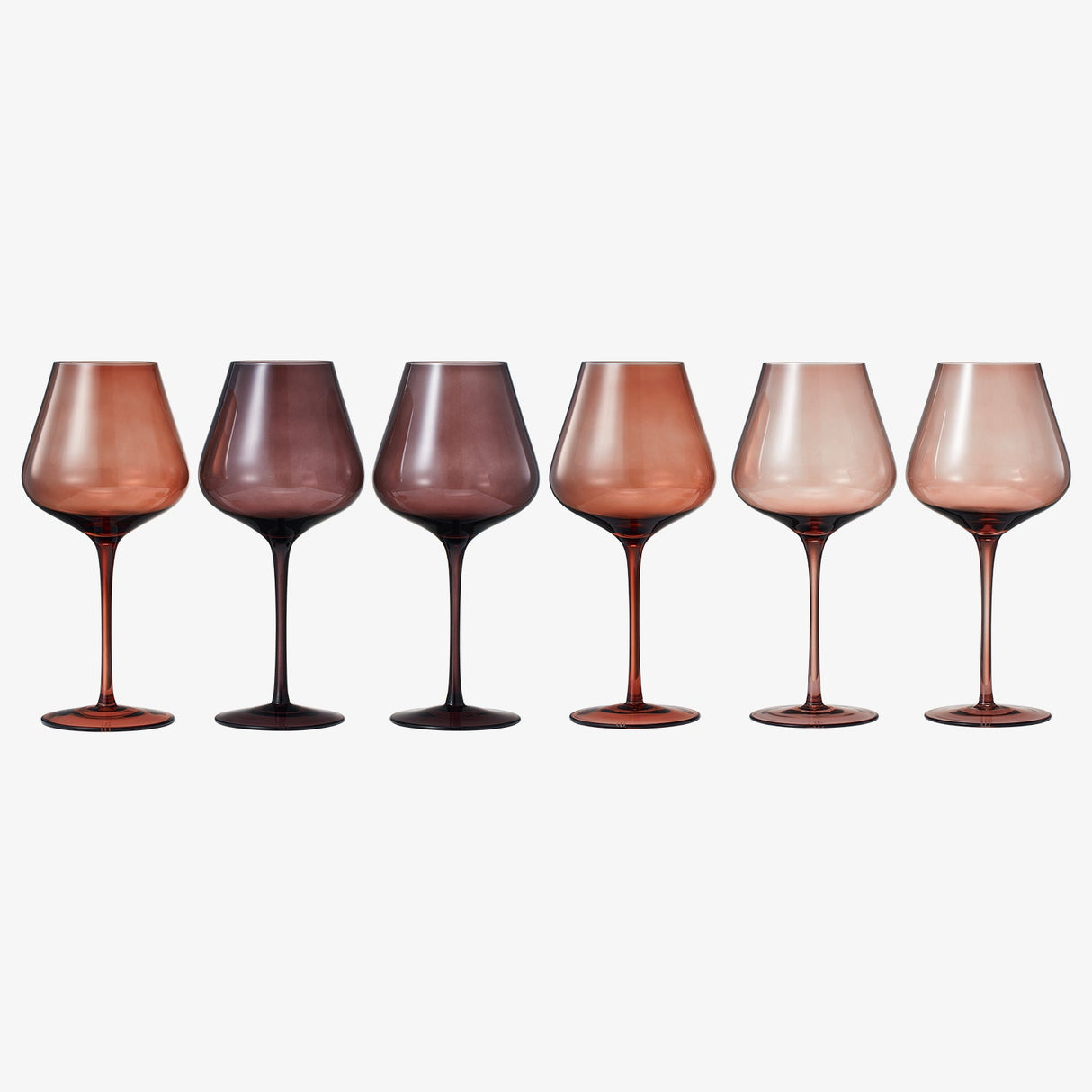 Venus Stemmed Wine Glassware, Set of 6