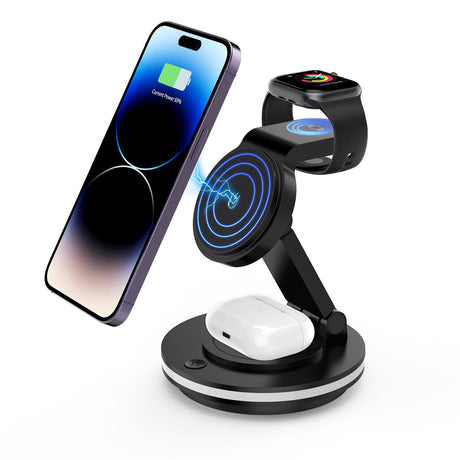 Foldable-4-in-1-Magnetic-Wireless-Charging-Station-with-7-Color-Night-Light-for-iPhone,-Apple-Watch-&-AirPods-Wireless-Chargers