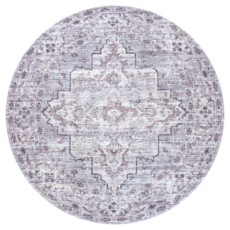 Didim Boho Medallion Machine-Washable Round Area Rug