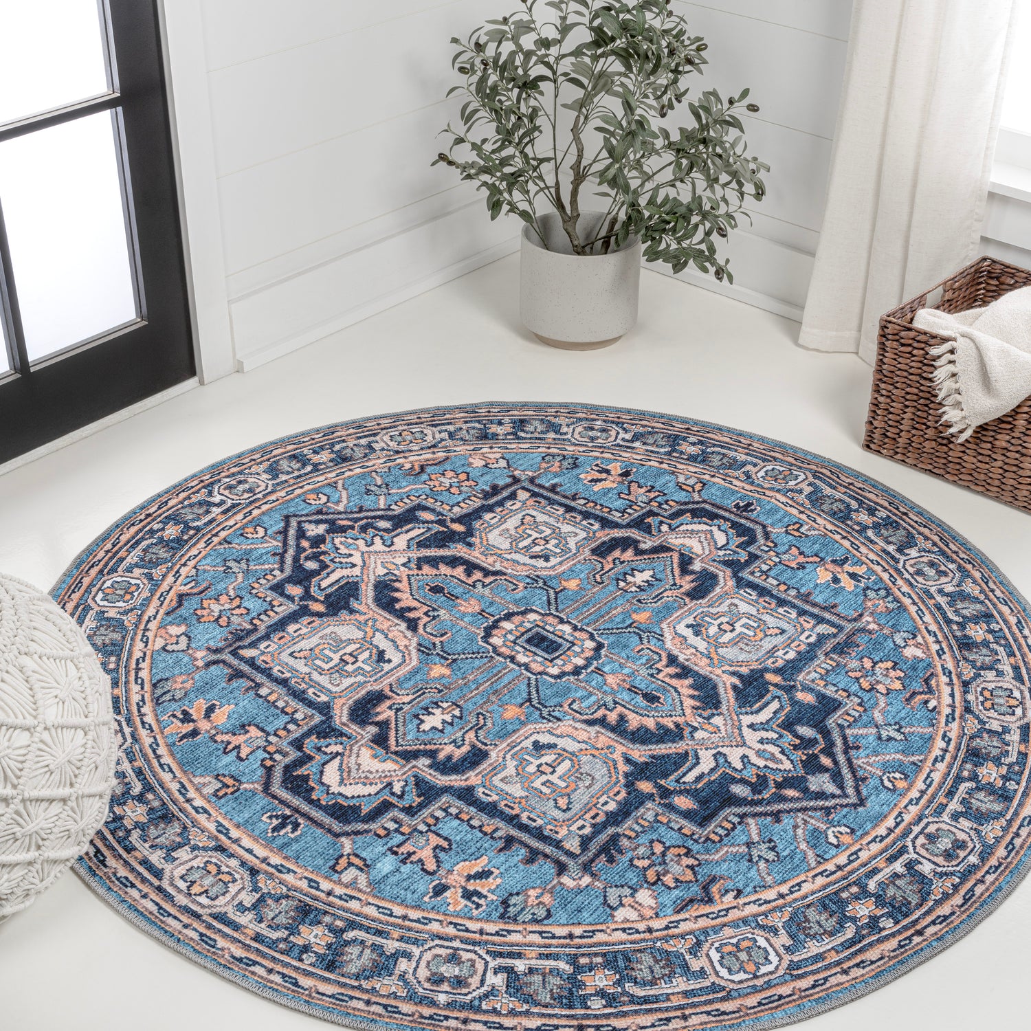 Cirali-Ornate-Large-Medallion-Machine-Washable-Round-Area-Rug-Area-Rugs