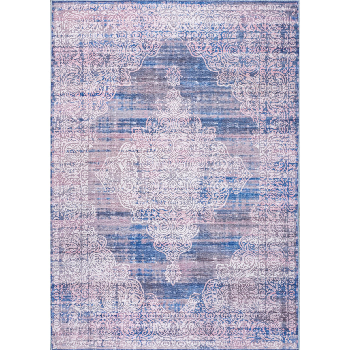 Regis Bohemian Medallion Machine-Washable Runner Rug