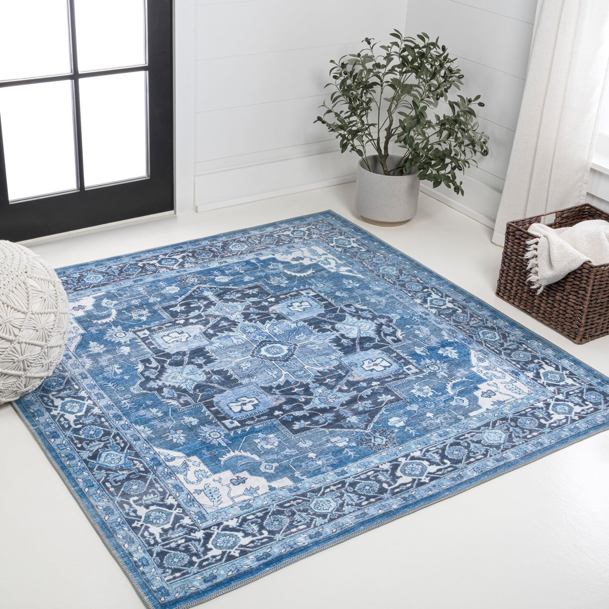 Maris-Ornate-Medallion-Machine-Washable-Square-Area-Rug-Area-Rugs
