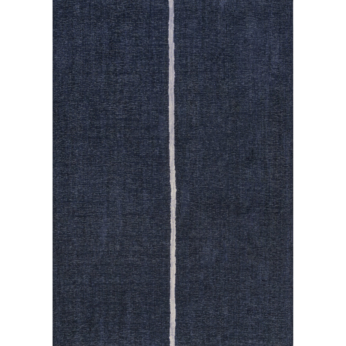 Linja Solid Centre Stripe Machine-Washable Runner Rug