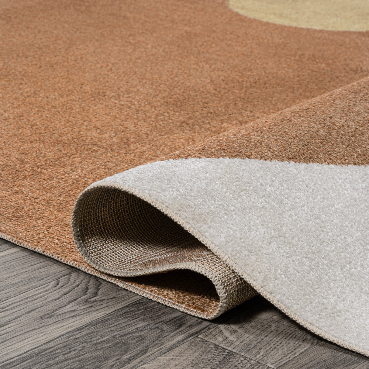 Slinger Modern Contemporary Collage Machine-Washable Runner Rug
