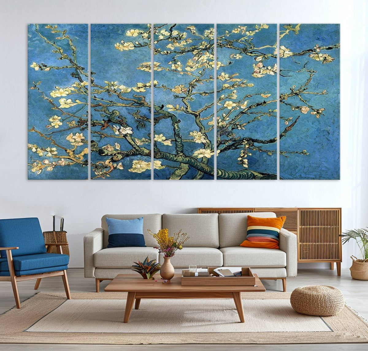 Wall Art Almond Blossom by Van Gogh Canvas Print