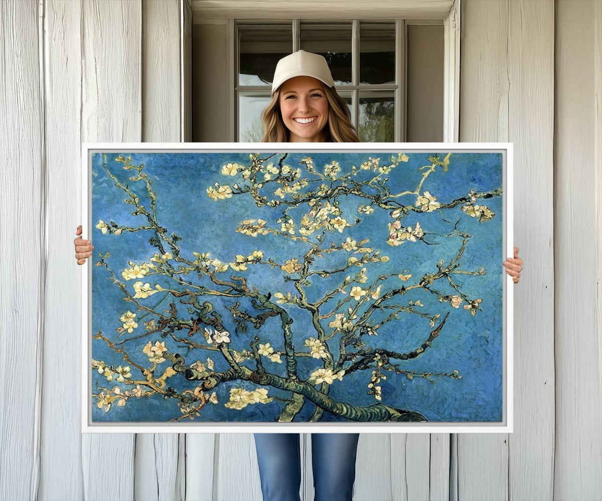 Wall Art Almond Blossom by Van Gogh Canvas Print