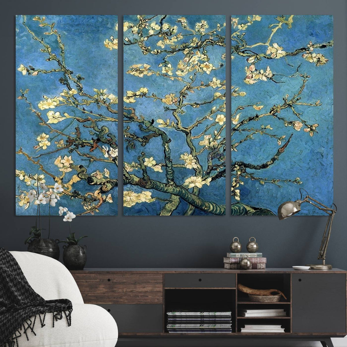 Wall Art Almond Blossom by Van Gogh Canvas Print
