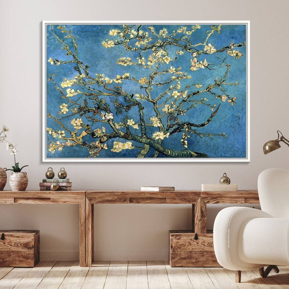 Wall Art Almond Blossom by Van Gogh Canvas Print