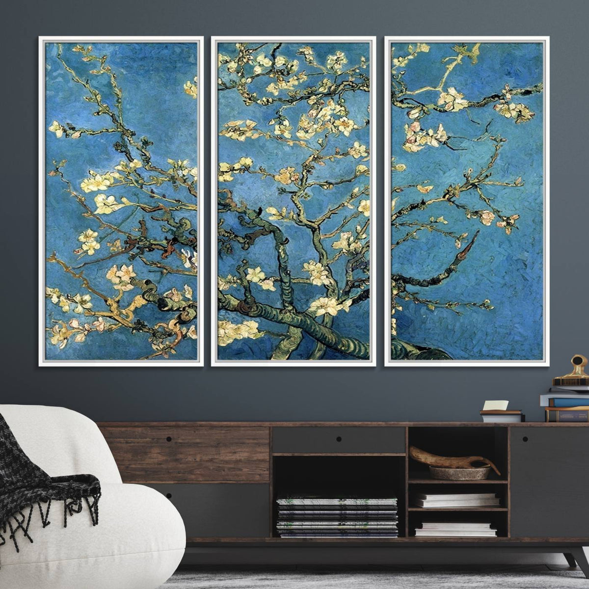 Wall Art Almond Blossom by Van Gogh Canvas Print