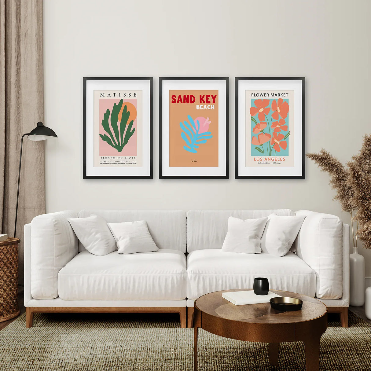 Trendy Colorful Prints Set of 3 Henri Matisse Art