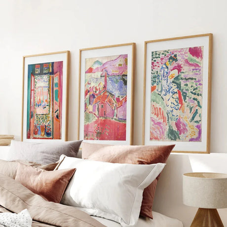Set-of-3-Henri-Matisse-Posters.-Watercolor-Landscape-Wall-Art-Set