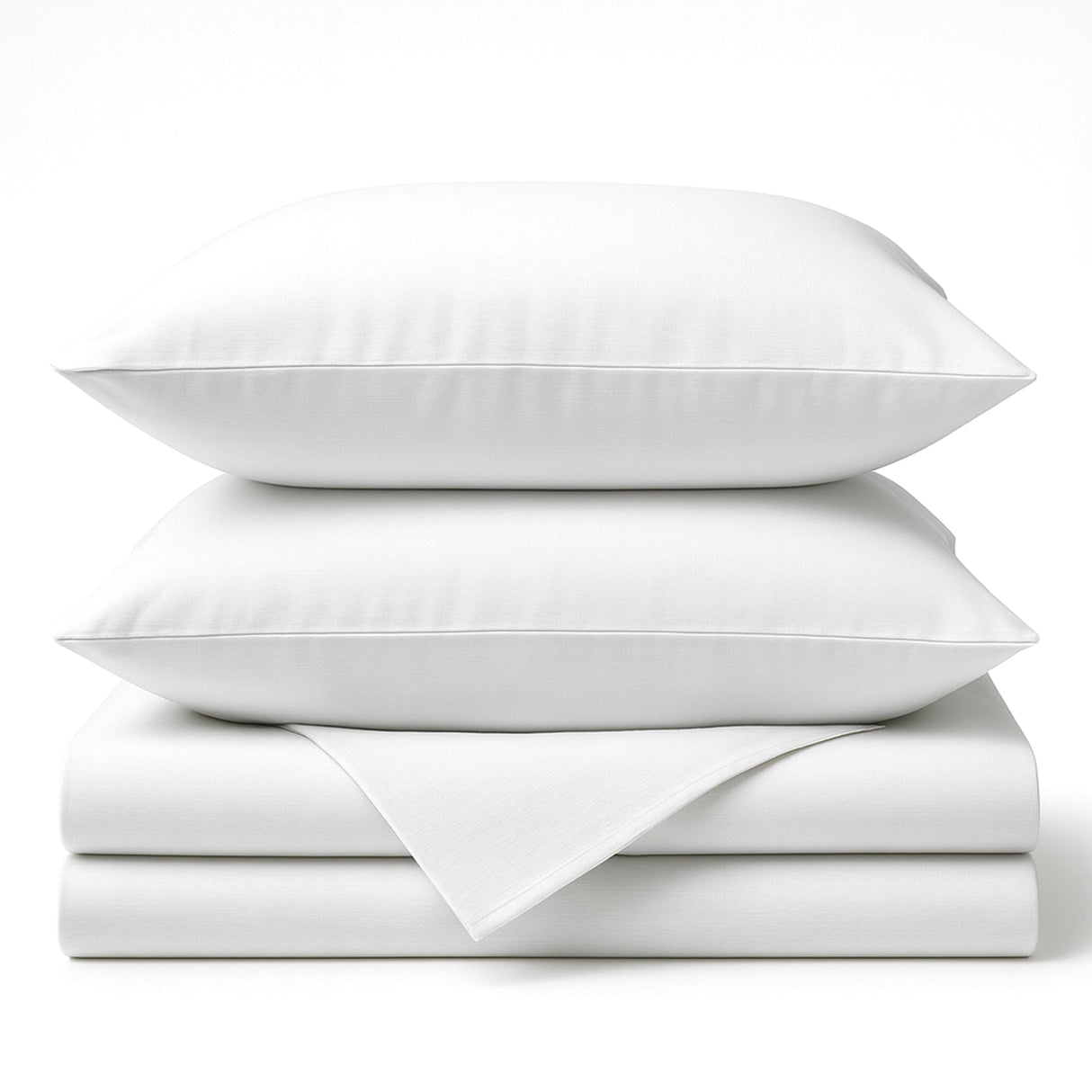 Bamboo Cotton Sheet Set - Viscose from Bamboo + Cotton - Snow by BedVoyage