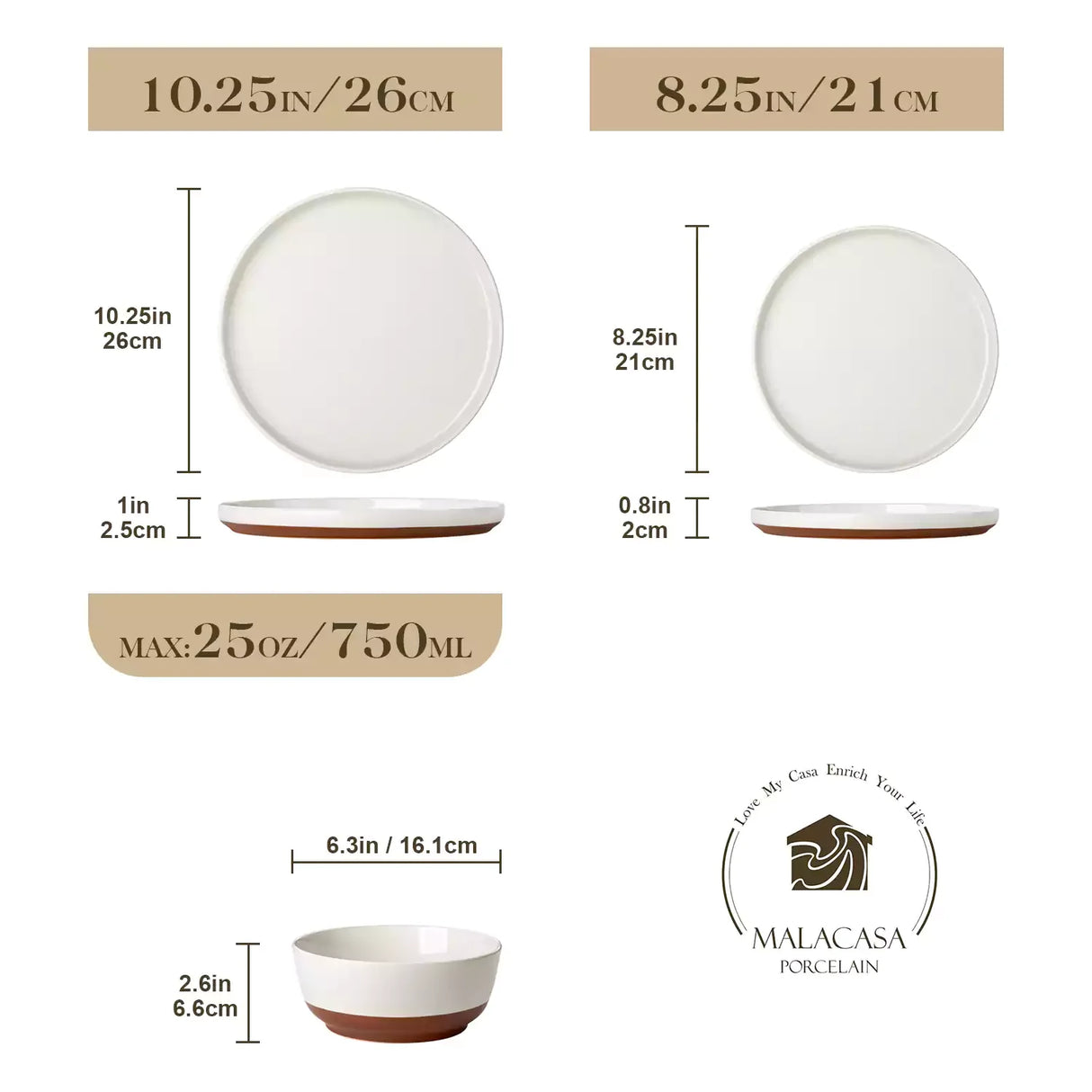 Zora 12 Piece Dinnerware Set