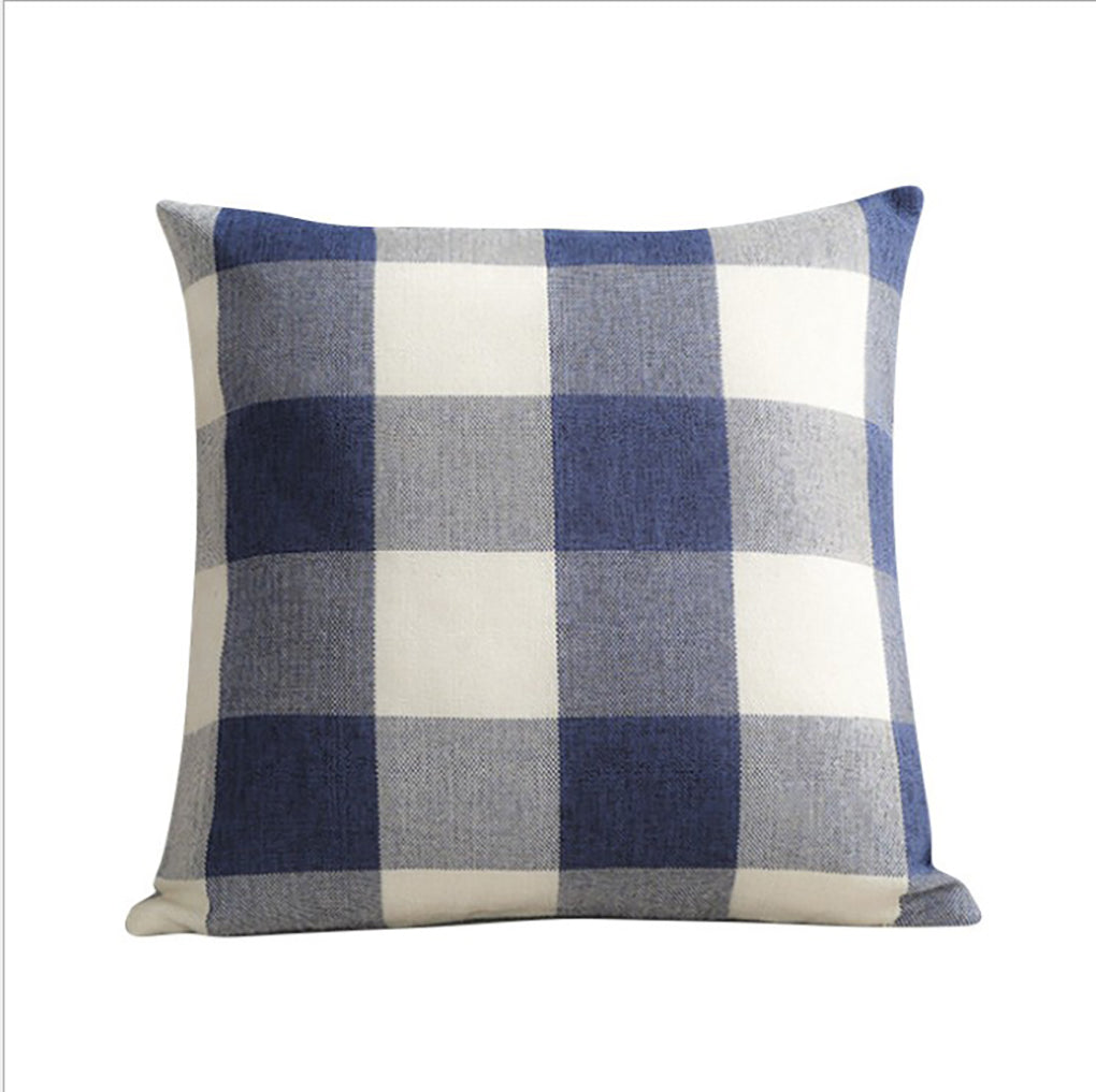Set of 2 buffalo-check throw pillow covers size 18"x18"