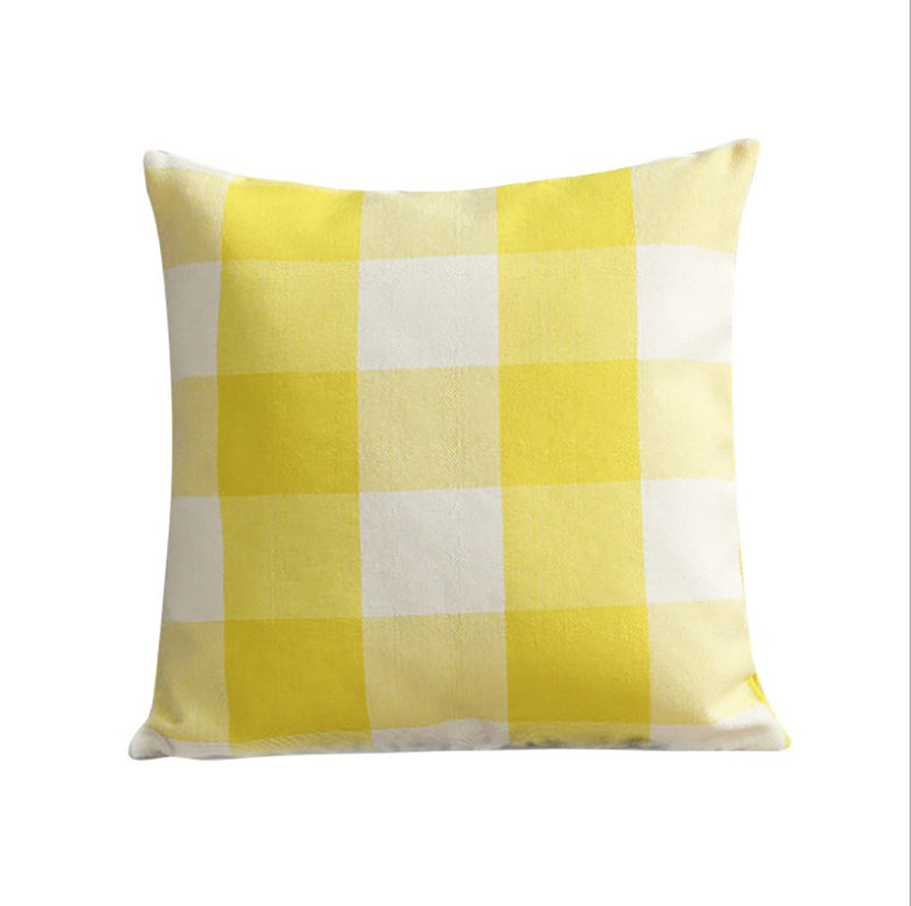 Set of 2 buffalo-check throw pillow covers size 18"x18"