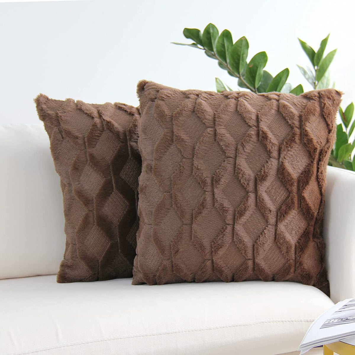 Throw Pillow Covers Wide Variety of Colors (With/Without Insert) options size 18"x18"