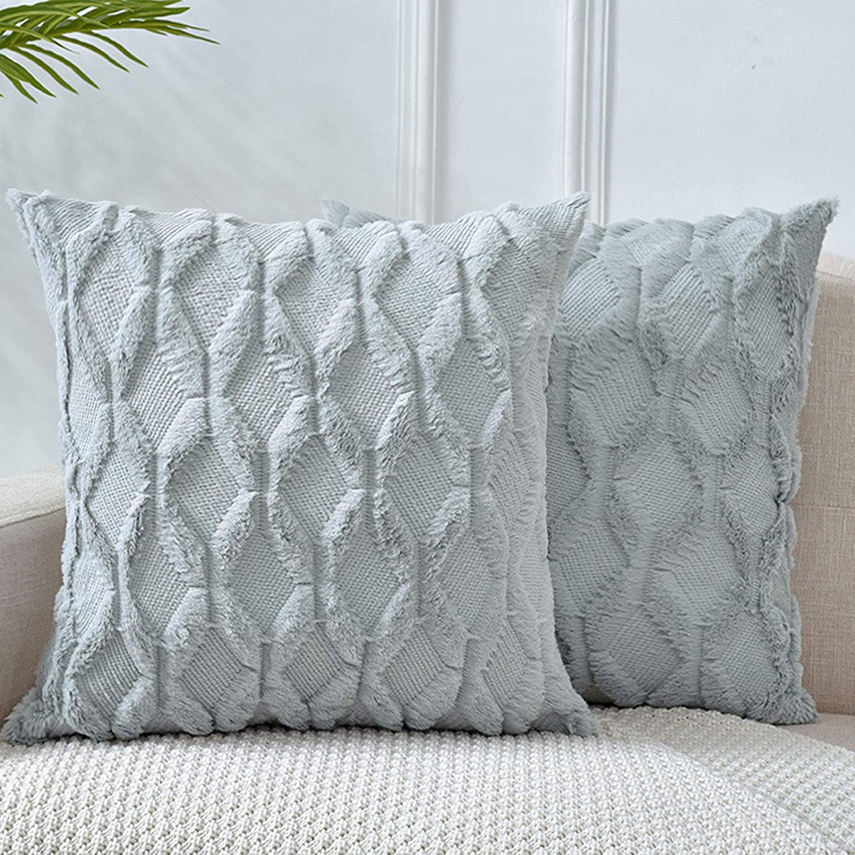 Throw Pillow Covers Wide Variety of Colors (With/Without Insert) options size 18"x18"