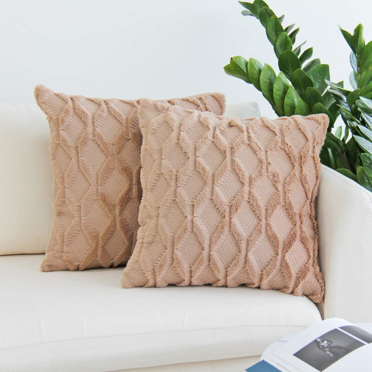 Pack of 1 Throw Pillow Wide Variety of Colors size 18"x18", 12"x20" with insert