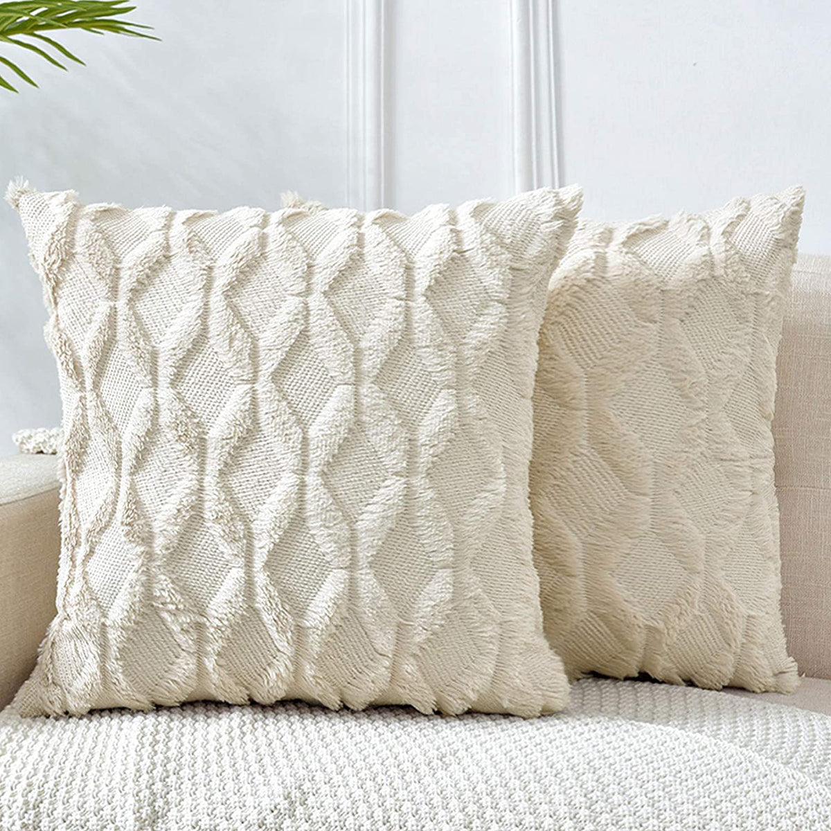 Throw Pillow Covers Wide Variety of Colors (With/Without Insert) options size 18"x18"