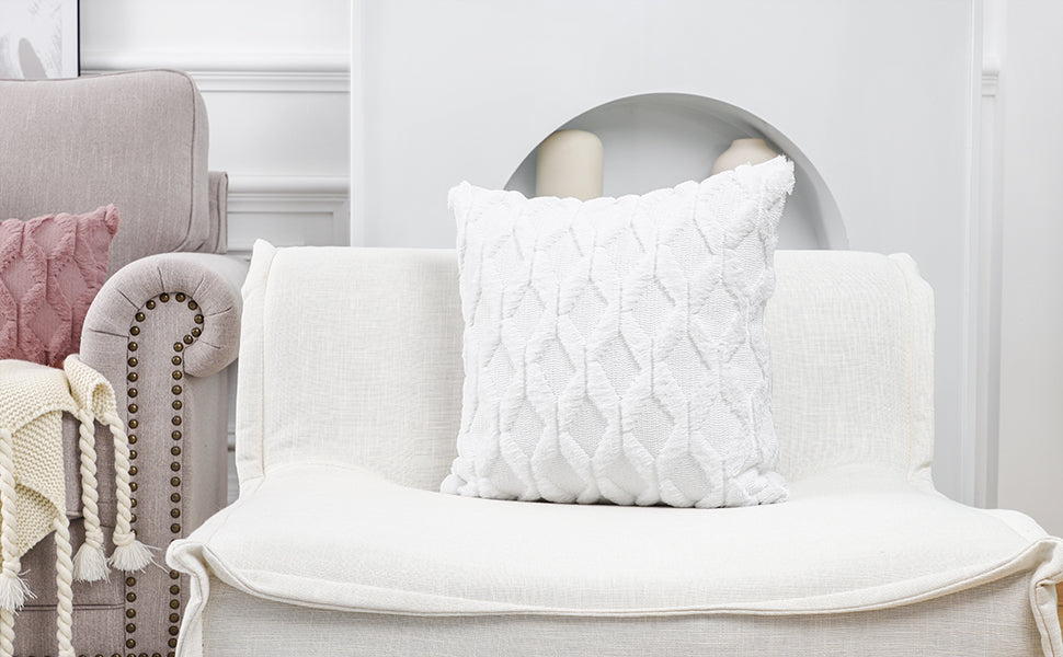 Pack of 1 Throw Pillow Wide Variety of Colors size 18"x18", 12"x20" with insert