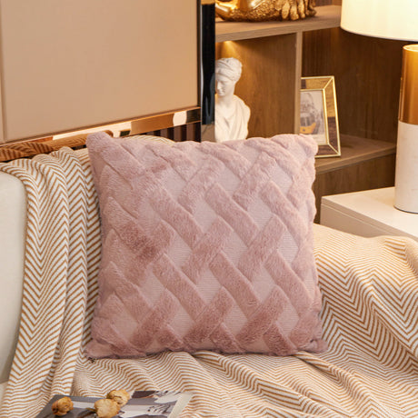 Crossline-shaped Plush Throw Pillow (With Insert)