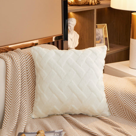 Crossline-shaped Plush Throw Pillow (With Insert)