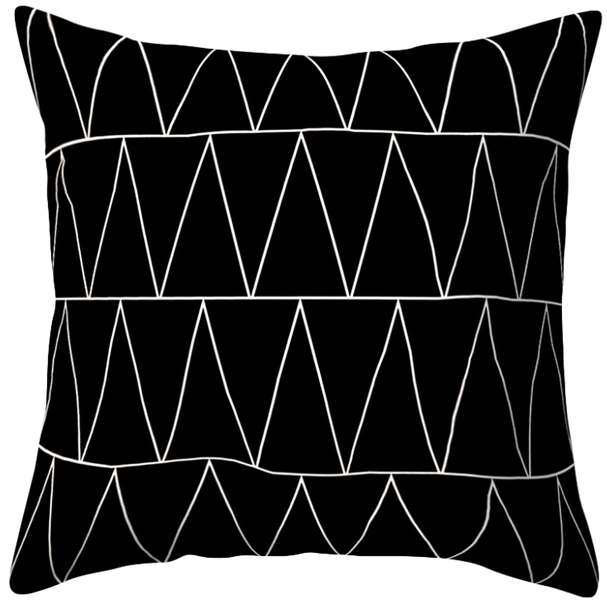 Set of 2 18"x18" square throw pillow geometric images 450g inserts