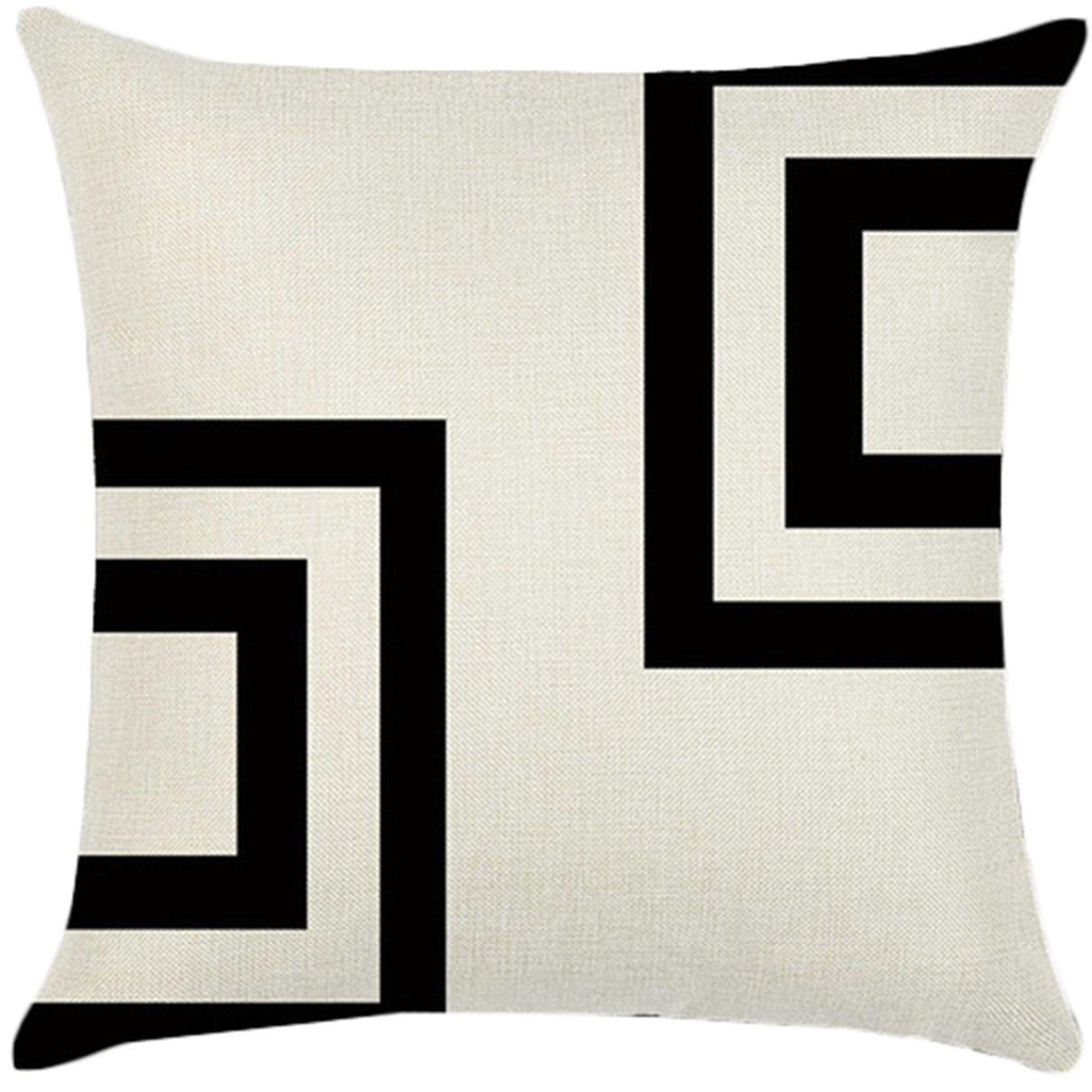 Set of 2 18"x18" square throw pillow geometric images 450g inserts