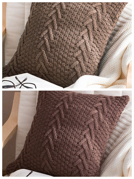 Set of 2 Beautiful combination Pillow Covers With Inserts V