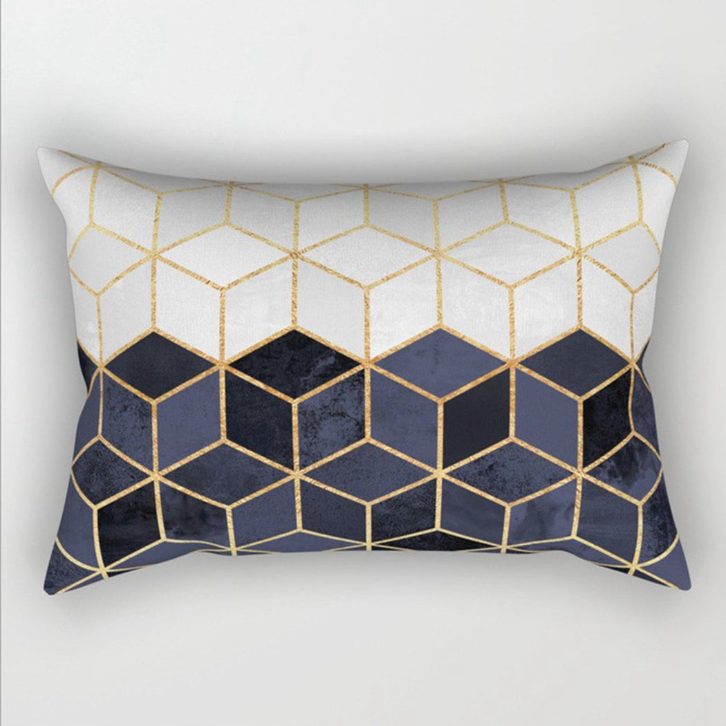 12"x20" modern geometric lumbar throw pillow covers Set of 2