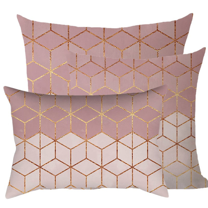 3-Piece Coordinated Pillow Cover & Insert Bundle – Combo New 3 size mixed Pillow Covers With Inserts 1 of 12"x20", 1 of 18"x18", 1 of 20"x20" – Fa...
