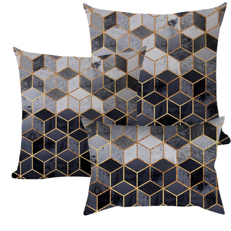 3-Piece Coordinated Pillow Cover & Insert Bundle – Combo New 3 size mixed Pillow Covers With Inserts 1 of 12"x20", 1 of 18"x18", 1 of 20"x20" – Fa...