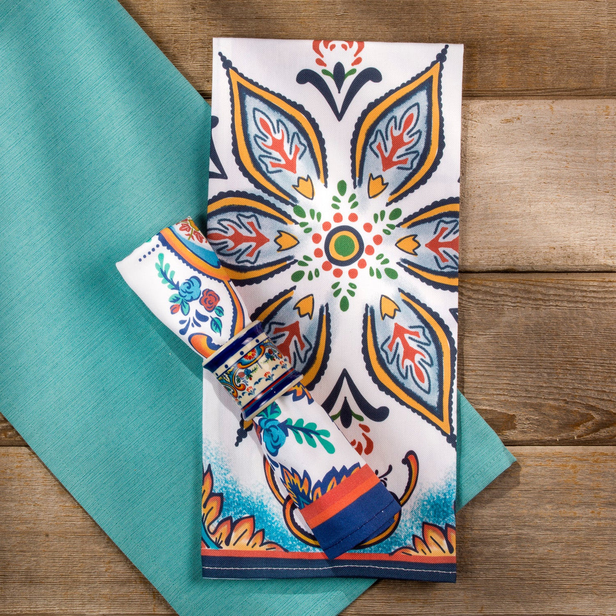 Zanzibar-4-piece-stoneware-napkin-rings-set-Napkin-Rings