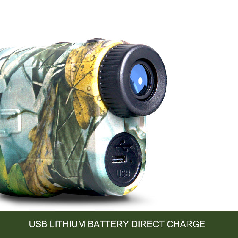 1000 Yard Laser Rangefinder Hunting Golf Range Finder 6.5X Rechargeable