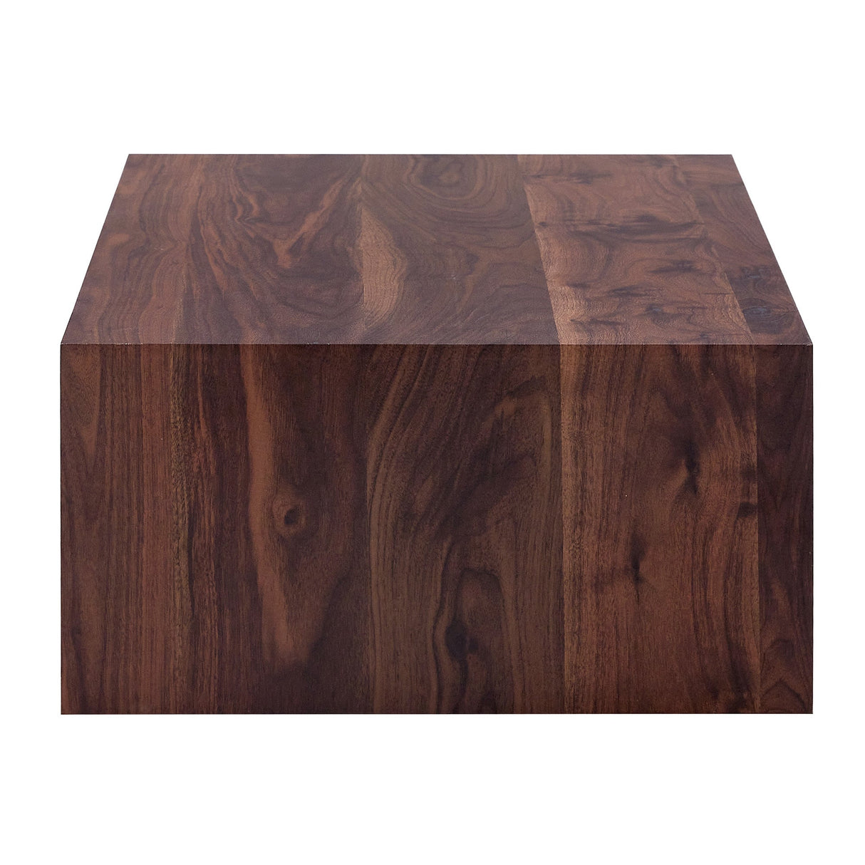 Luxurious Walnut Wood Grain MDF Coffee Table