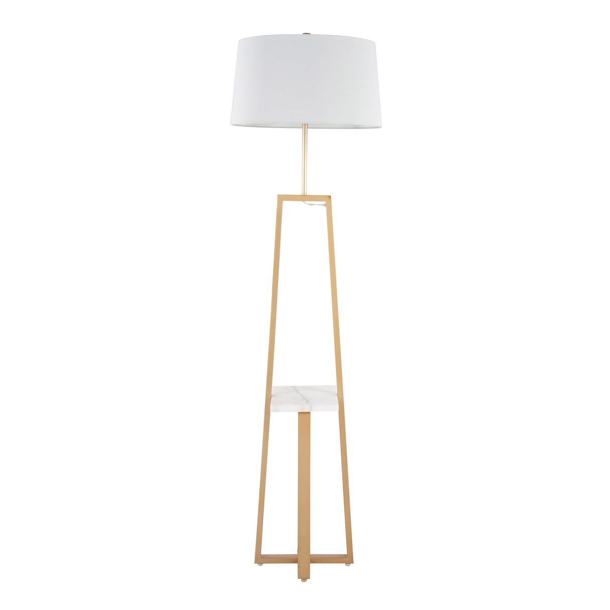 Cosmo Shelf Contemporary Glam Floor Lamp
