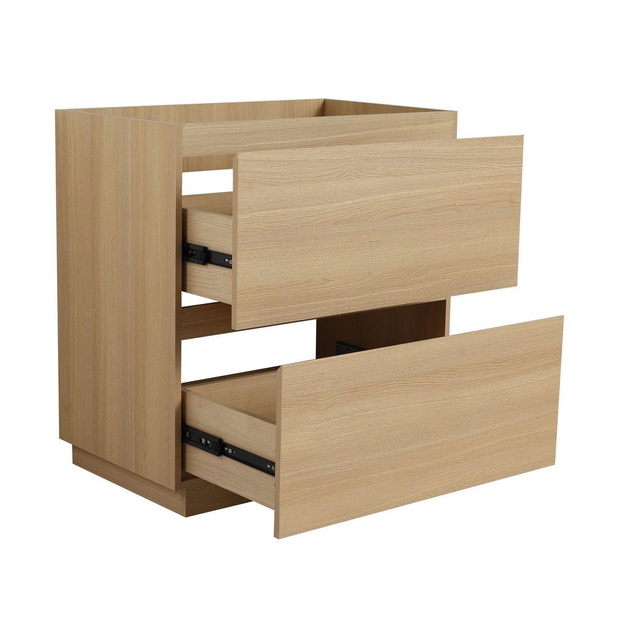 Modern Freestanding Bathroom Vanity Cabinet With Double Drawer