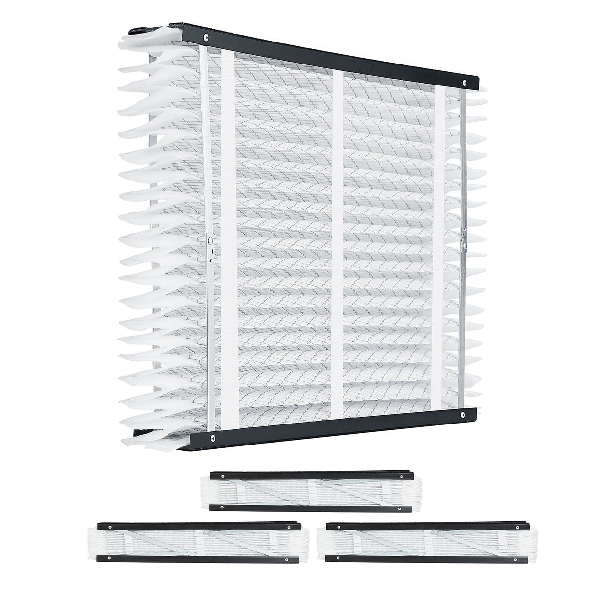 Air Filters MERV 11 Electrostatic Pleated HVAC Furnace Filter 4-Pack