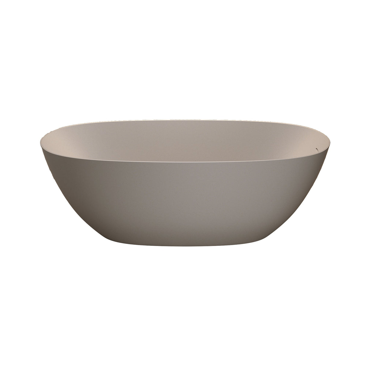 69'' Freestanding Bathtub Resin Stone Soaking Bathtub