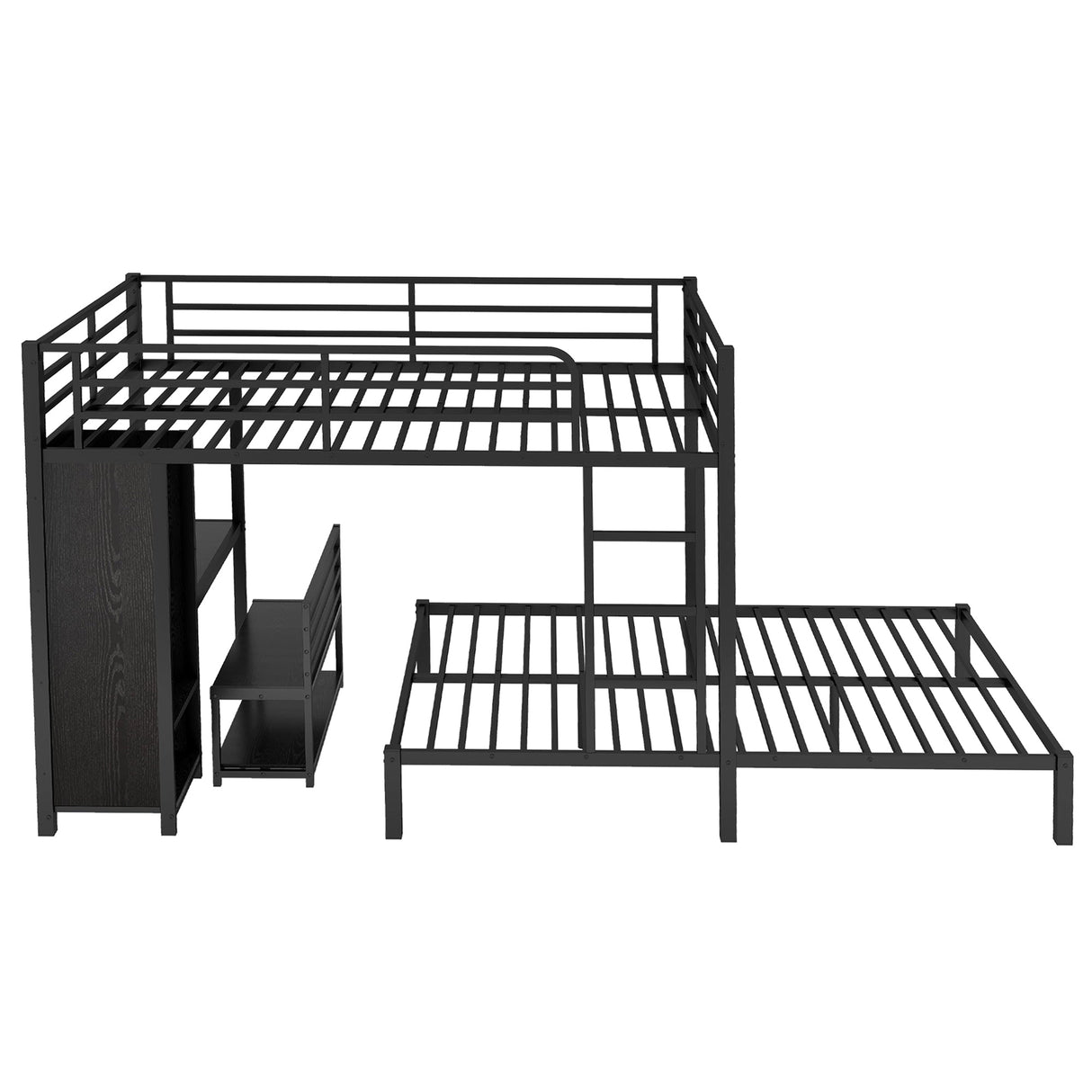 Queen Over Queen Size Bunk Bed Frame