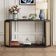 Black-Arrow-Shaped-Console-Table-Console-Table