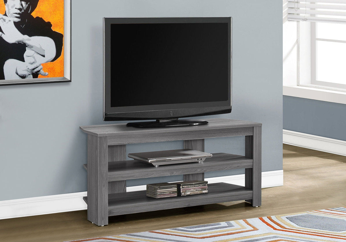 TV Stand Console Media Entertainment Center with 3 Storage Shelves