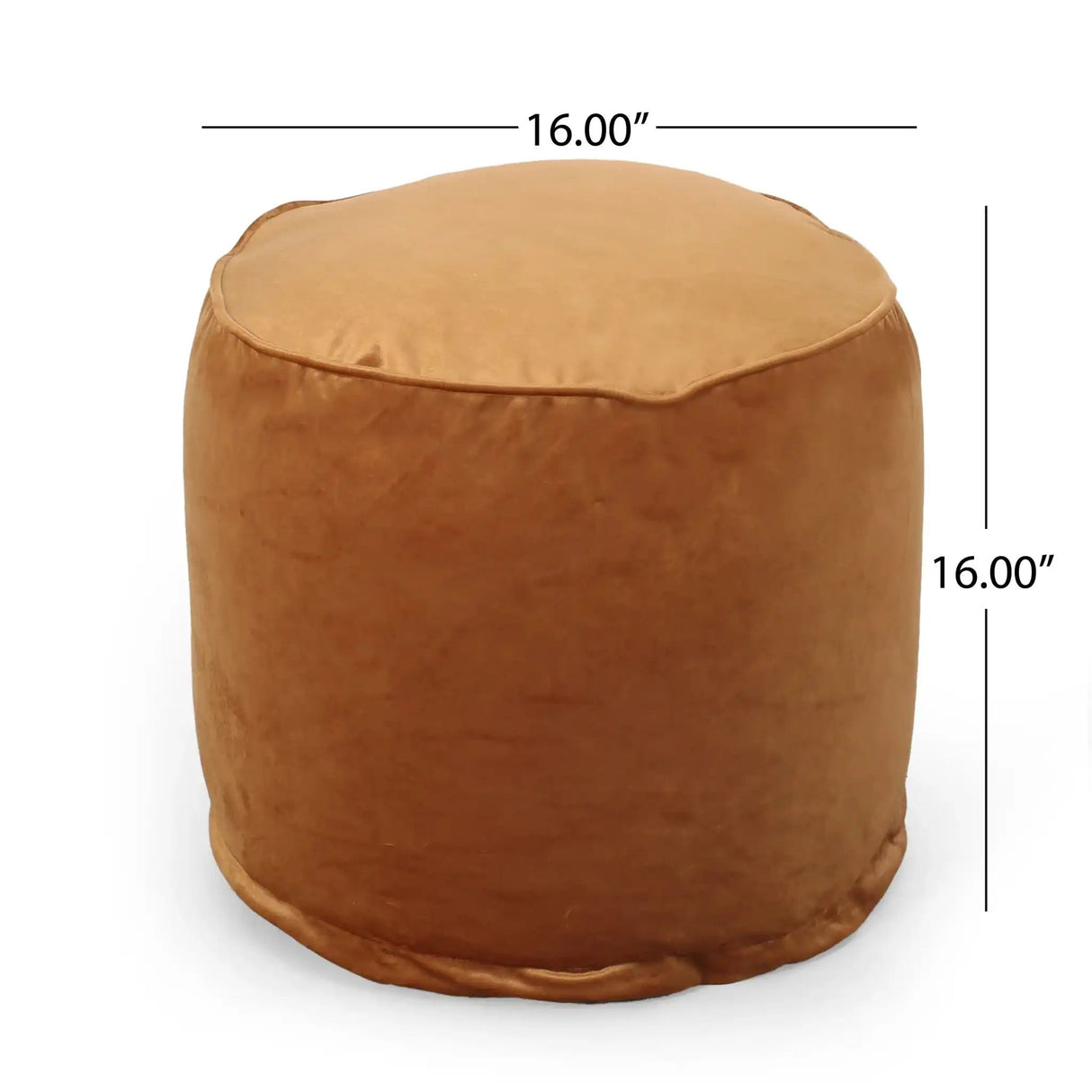 Shimon Cylinder Pouf Ottoman and Floor Cushion