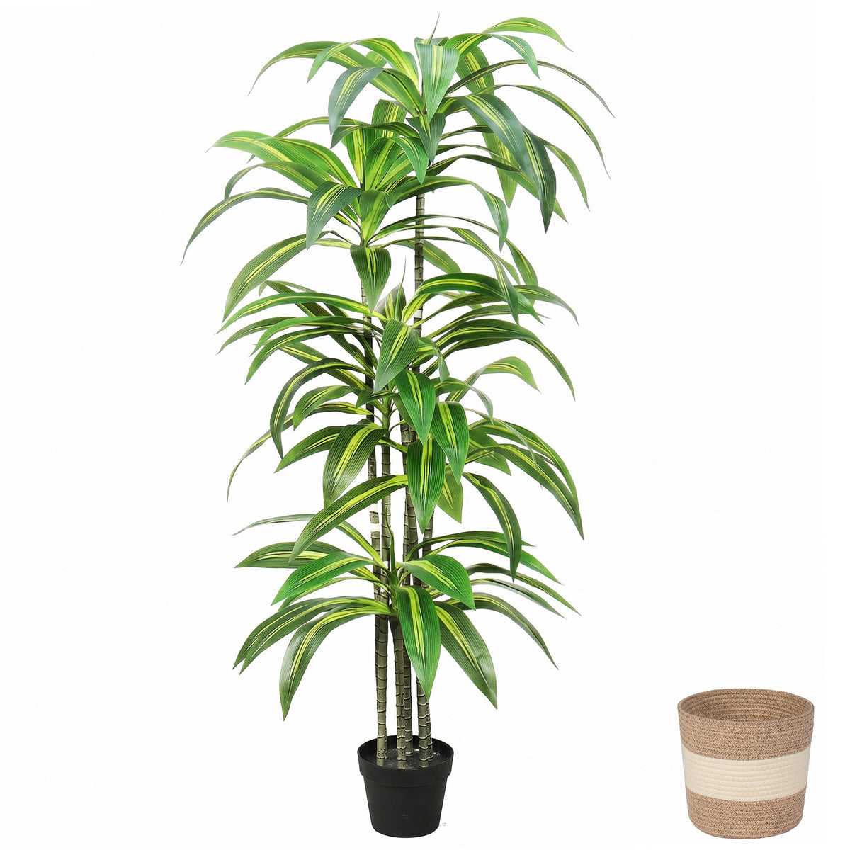 Dracaena Artificial Plant Indoor - 5.5FT