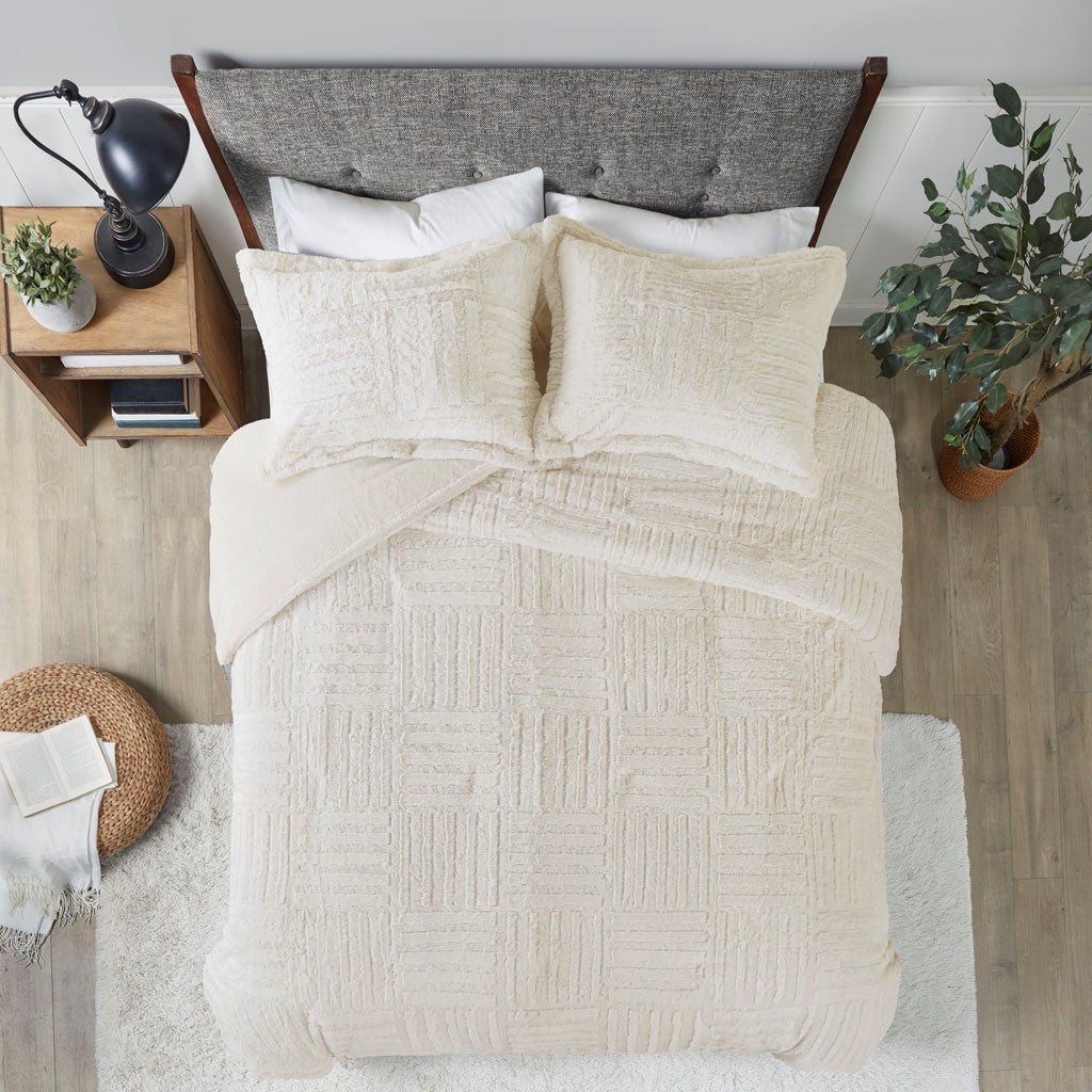 Full/Queen Fur Down Alternative Comforter Mini Set