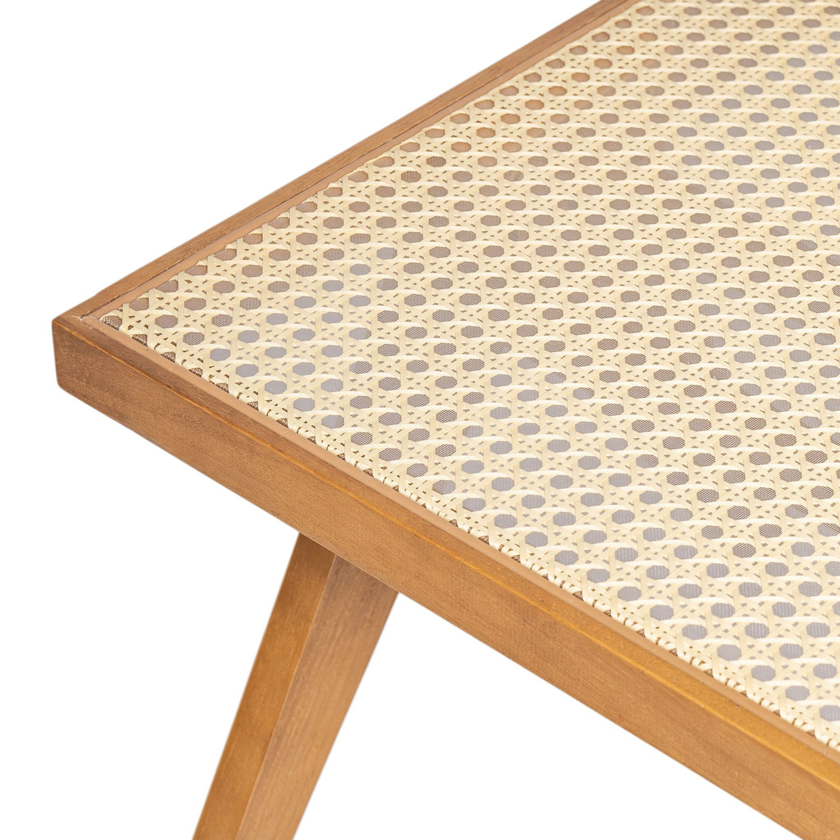 Chandigarh Dining Room Chairs with Natural Rattan (Set of 2)
